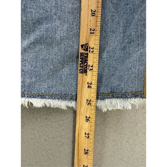 NWT Jeanology Y2K Suede Denim Leather Midi Split Hem Skirt Size 14 - Picture 8 of 9